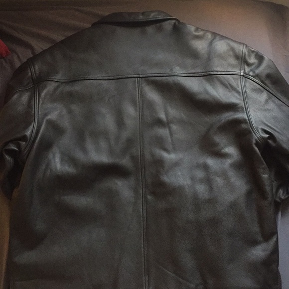 BRAND NEW Men’s REAL SOFT LEATHER COAT WITH  STRAIGHT BOTTOM. Gorgeous! - Picture 3 of 6